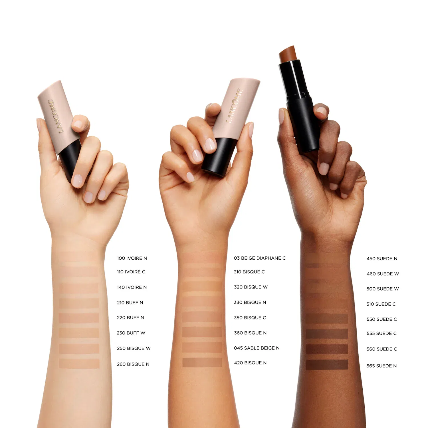 Стик-основа для лица Lancôme Teint Idole Shape Stick, 9 г, матирующий, Natural finish - Standard size, Lancôme, 565 Suede N — фото 3