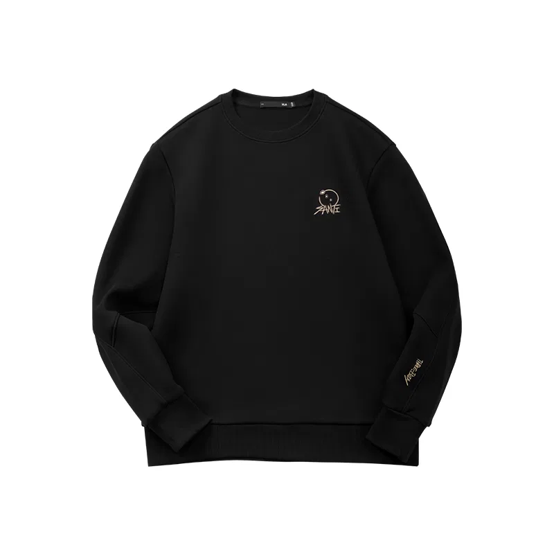 Детский свитшот с вышивкой, серия «Год змеи», HLA, Navy Blue 8G — фото 3