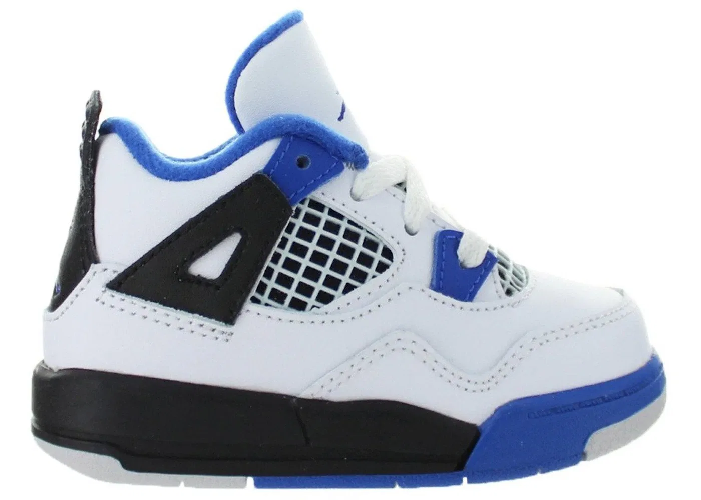 Детские кроссовки Lifestyle Jordan 4 Retro Motorsports (TD) (2017) Jordan, White/Game Royal-Black