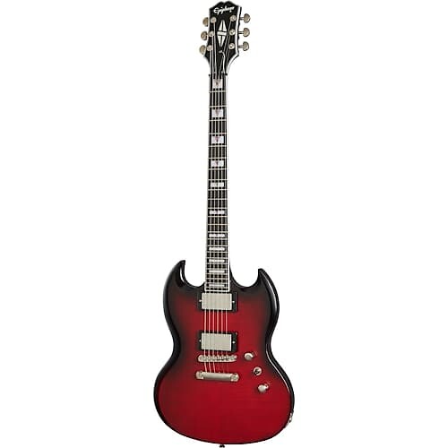

Epiphone SG Prophecy в цвете Red Tiger Aged Gloss SG Prophecy in Red Tiger Aged Gloss