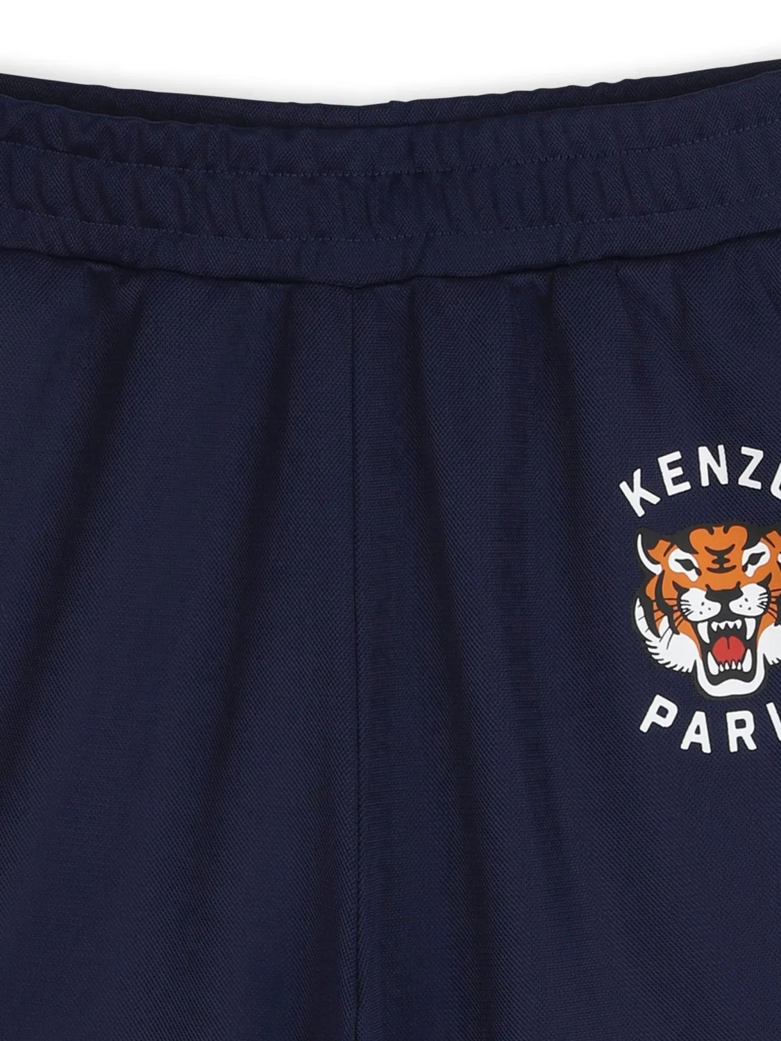 Бермуды из пике с боковыми полосками, Kenzo Kids, синий — фото 3