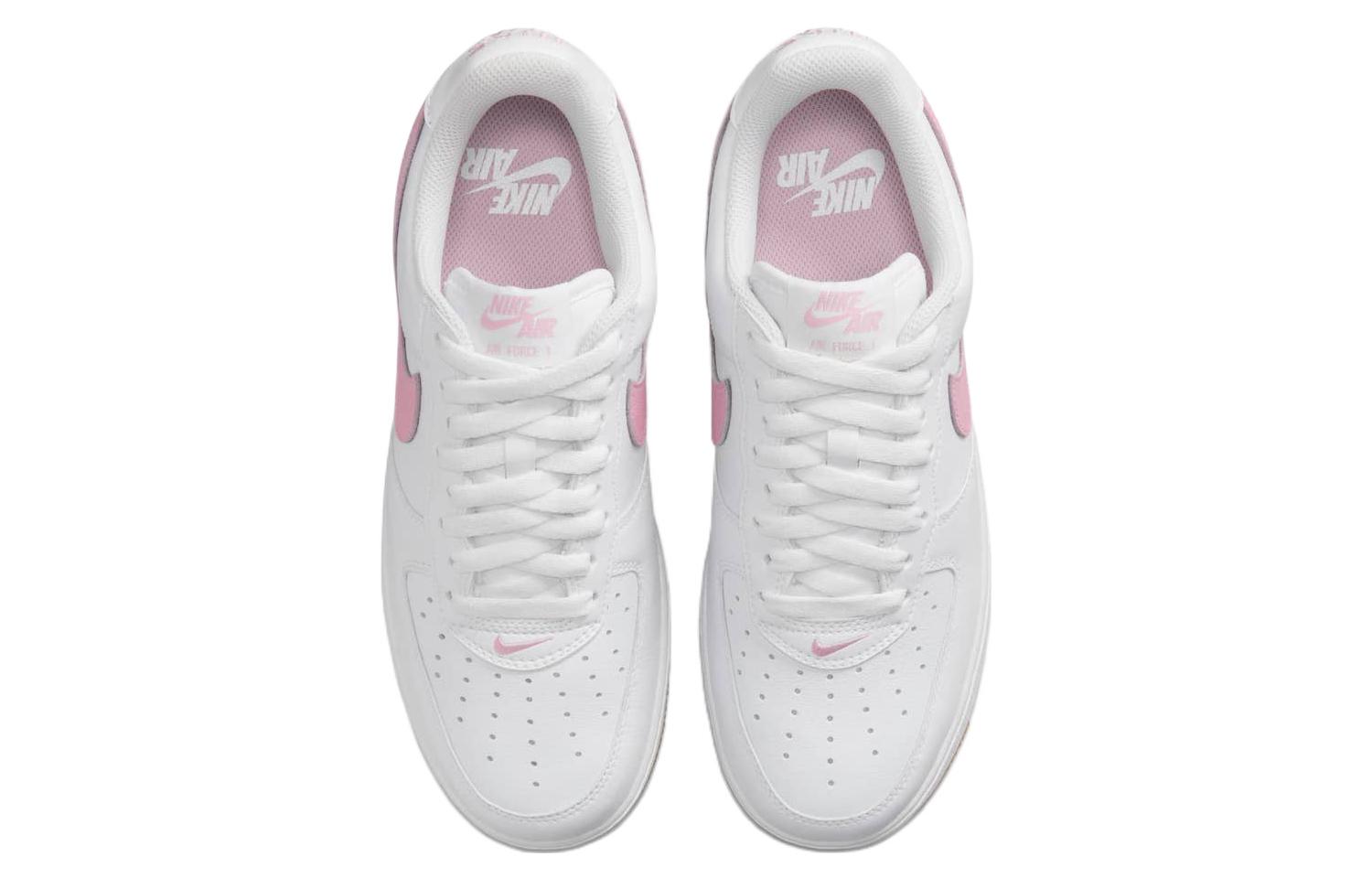 Кроссовки Nike Air Force 1 Low '07 Retro From 82, белый/розовый — фото 4