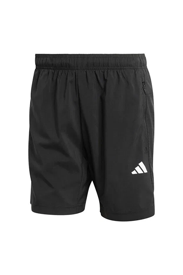 Мужские спортивные шорты из полиэстера Adidas, Black — фото 4