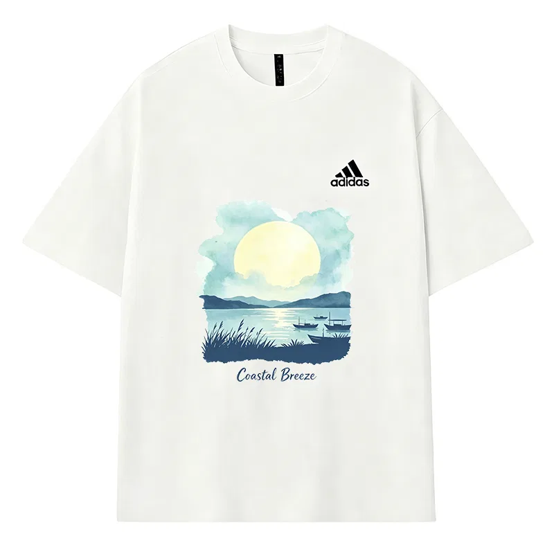 Детская футболка с круглым вырезом Adidas MUST HAVES T Shirts, Ecru