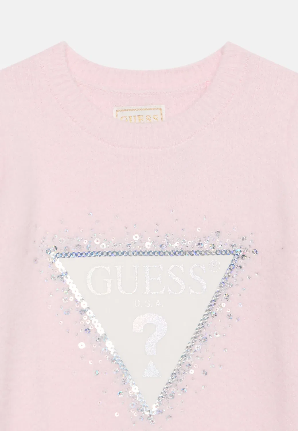 Детское зимнее платье - платье-комбинезон Guess, Romantic Lilac — фото 4