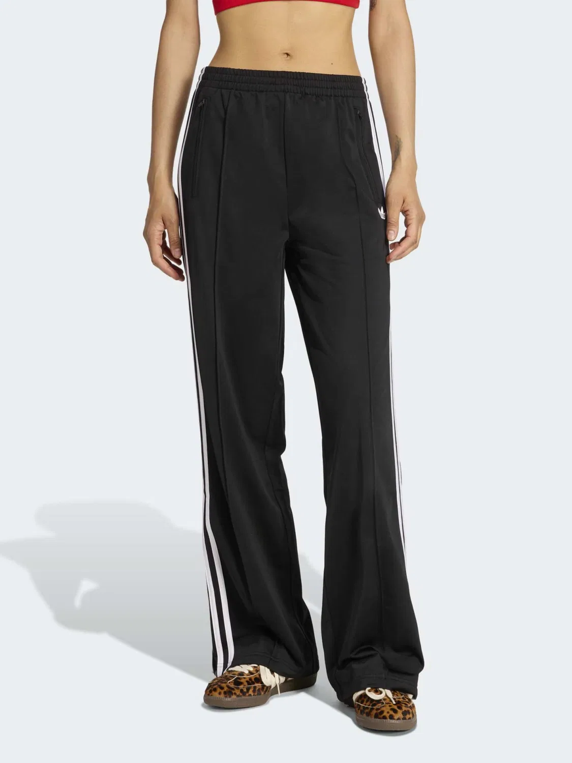 Брюки Adidas Originals Regular Pants Firebird белого цвета — фото 2