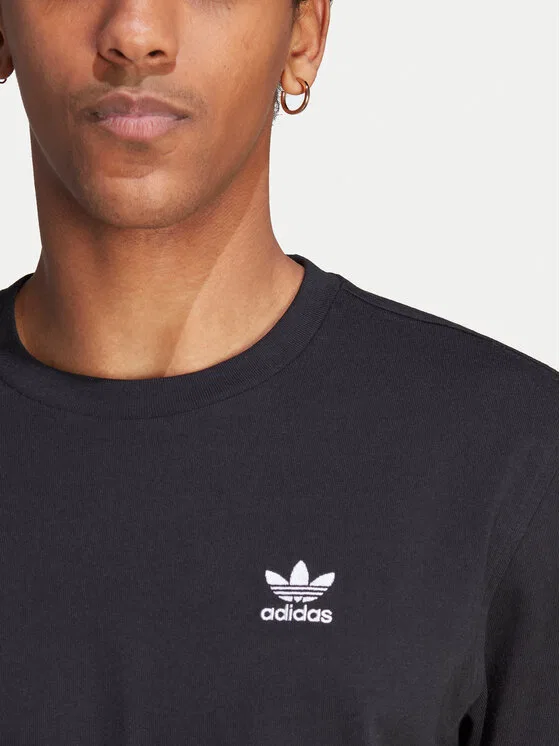 Футболка loose fit adicolor Classics Trefoil Adidas, черный — фото 4