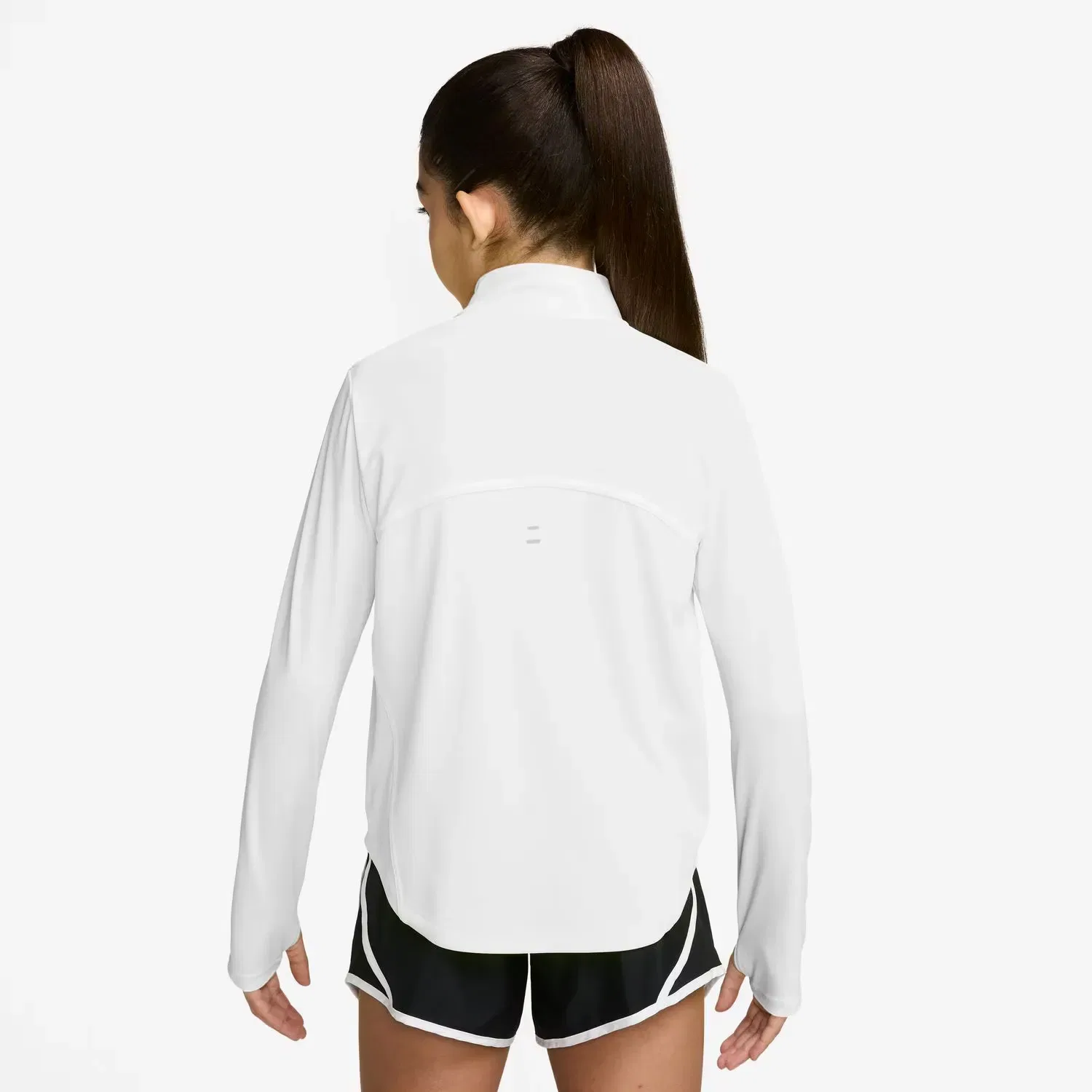 Детская футболка для девочек с длинным рукавом Nike, Blanco — фото 2