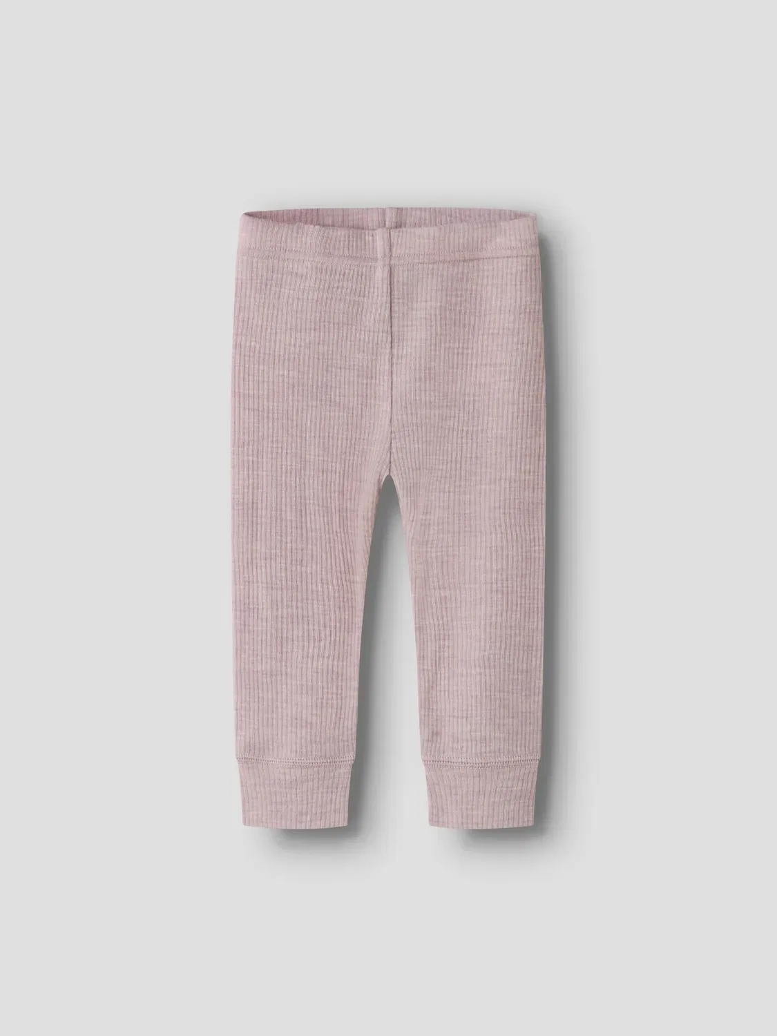 Леггинсы шерстяные NBNWAX WOOL RIB LEGGING Name It, фиолетовый — фото 3