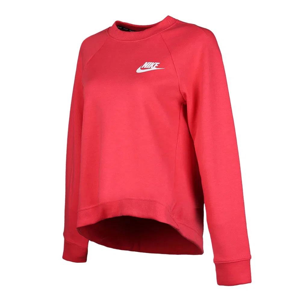 Женский свитшот с круглым вырезом Nike, Red — фото 4
