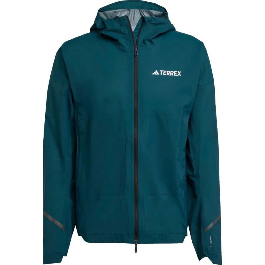 Куртка ветрозащитная с длинным рукавом Terrex Xperior 2.5 Layer Light Climaproof Jacket adidas, Оранжевый — фото 3