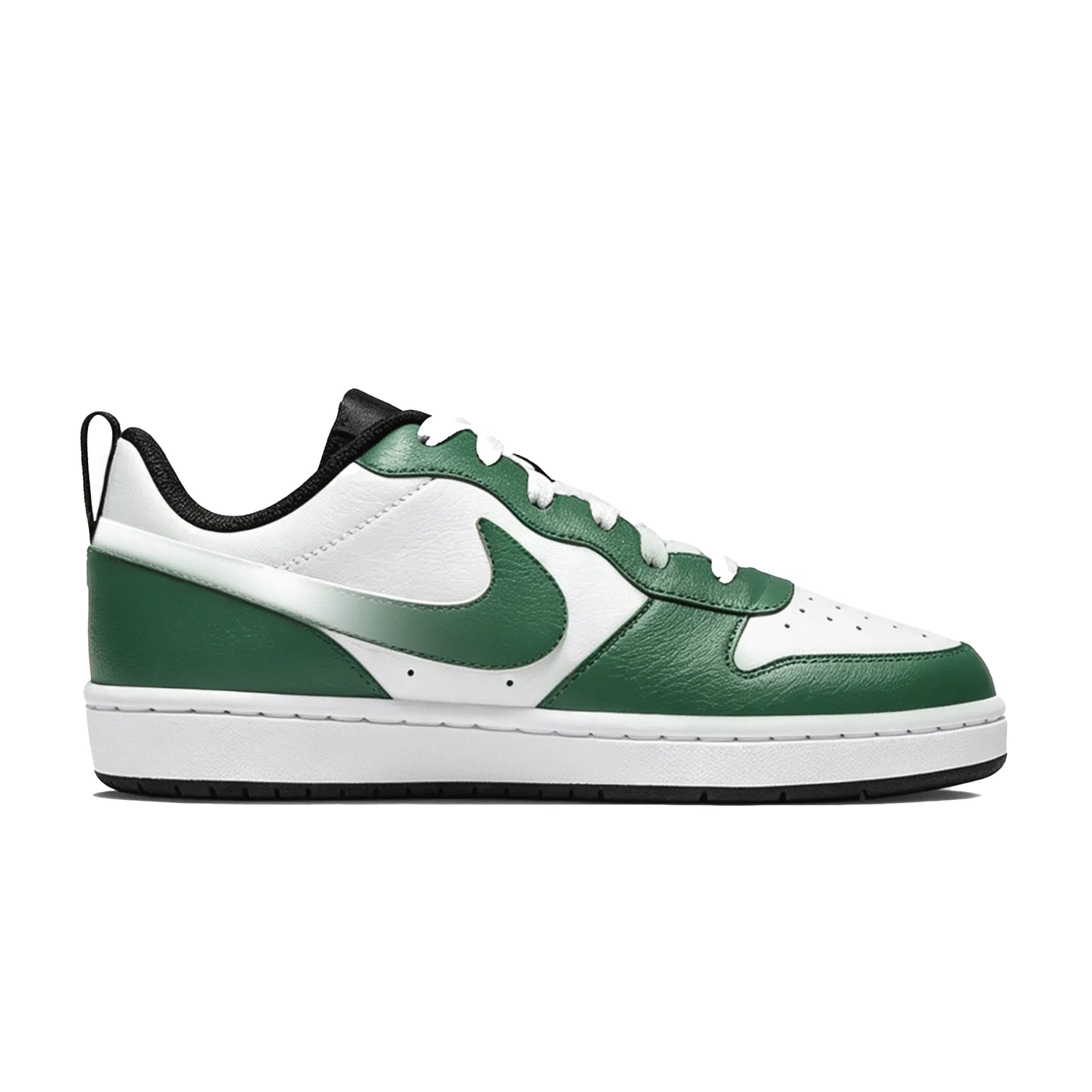 Детские кроссовки для скейтбординга с принтом Nike Court Borough 2, Nike, White Green Multicolor — фото 3