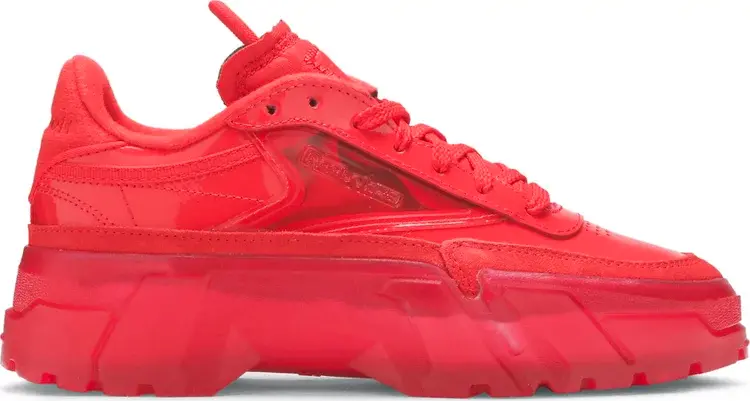 

Кроссовки cardi b x wmns club c 'instinct red' Reebok, красный