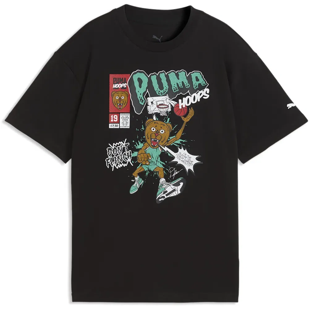 Футболка с коротким рукавом Flagrant Foul Player Relaxed Fit Puma, черный