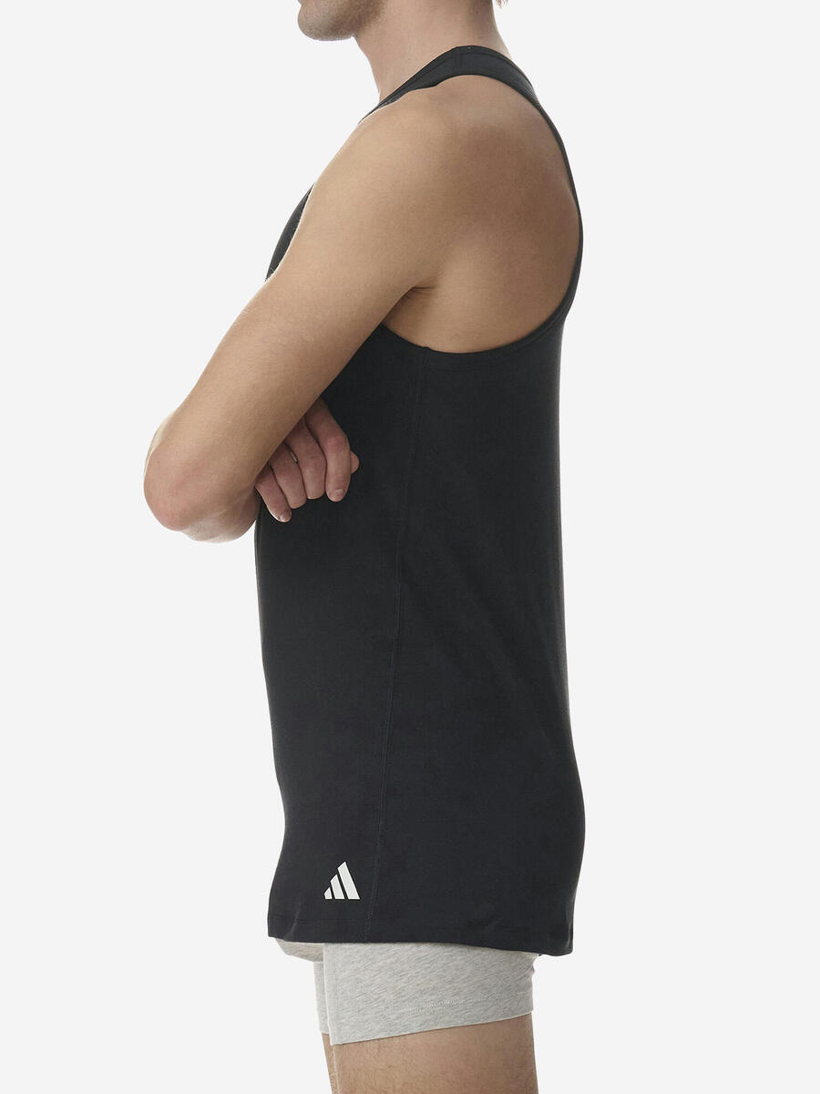 ADIDAS Тренировочная майка-топ дышащая мужская - Active Flex Cotton Ergonomic разноцветная — фото 3