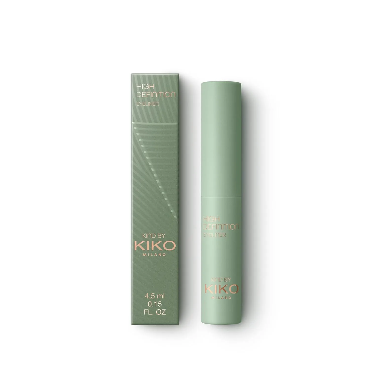 Жидкая подводка для глаз KIKO Milano Kind by KIKO High Definition Eyeliner 01, стойкая., Black — фото 4