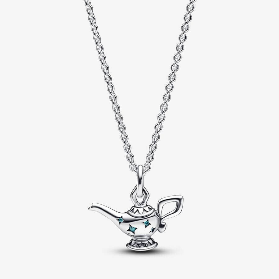 

Колье Pandora x Disney Aladdin Magic Lamp Pendant Necklace, серебро