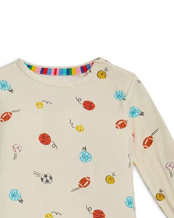 Детский комплект пижамы для мальчиков с магнитной застежкой Little Baller Magnetic Me, Little Baller — фото 2