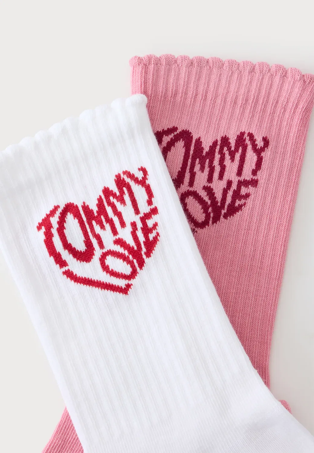 4 пары носков Tommy Hilfiger, Pink/White — фото 2