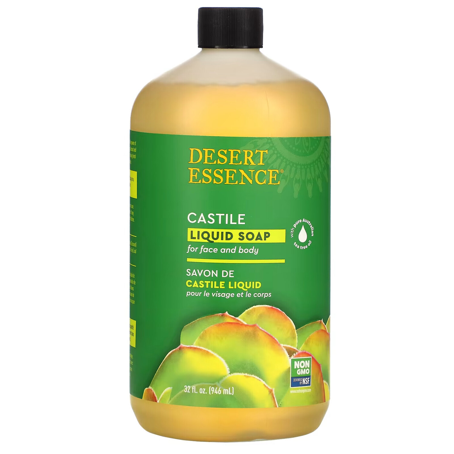 

Desert Essence, Кастильское жидкое мыло, 946 мл (32 жидк. унции)