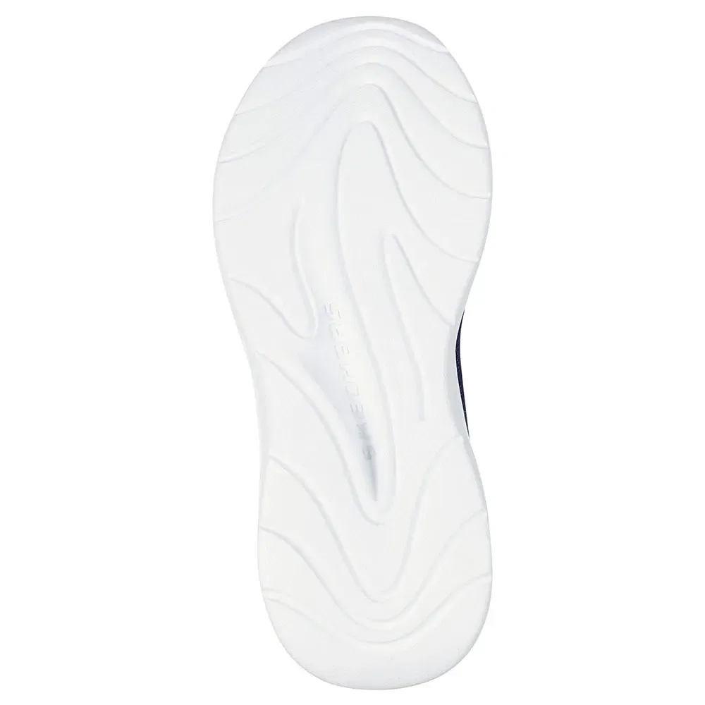 Детские кроссовки для девочек с блестящим верхом Wave 92 Skechers, Blue — фото 2