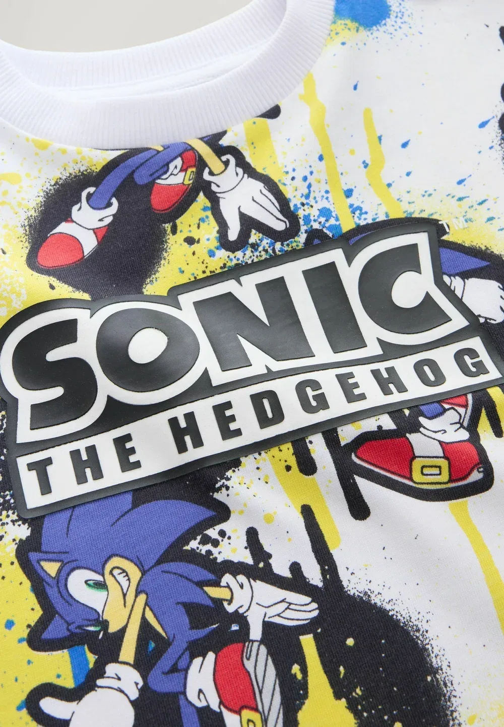 Лицензированная футболка Sonic от . - стандартный крой - футболка с принтом Next, Ecru Graffiti — фото 2