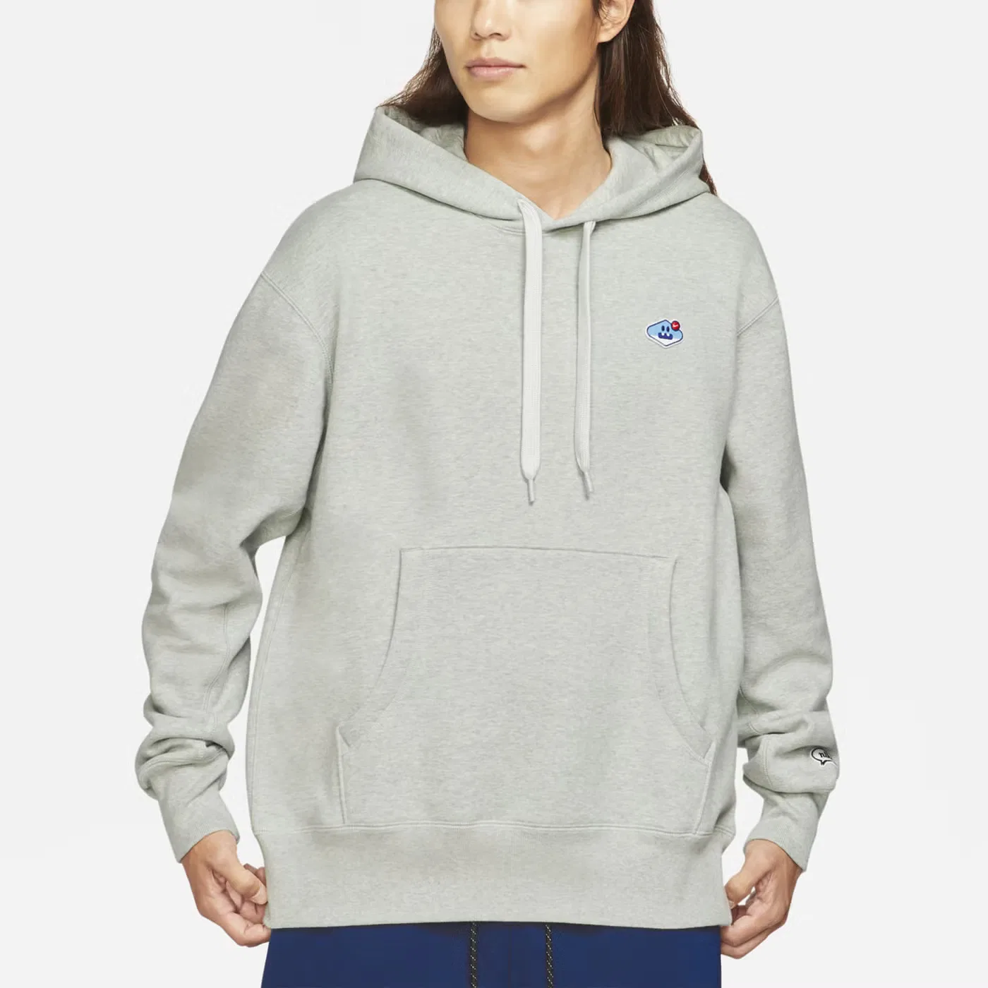 Худи с принтом Sportswear Airmoji Nike, серый — фото 3