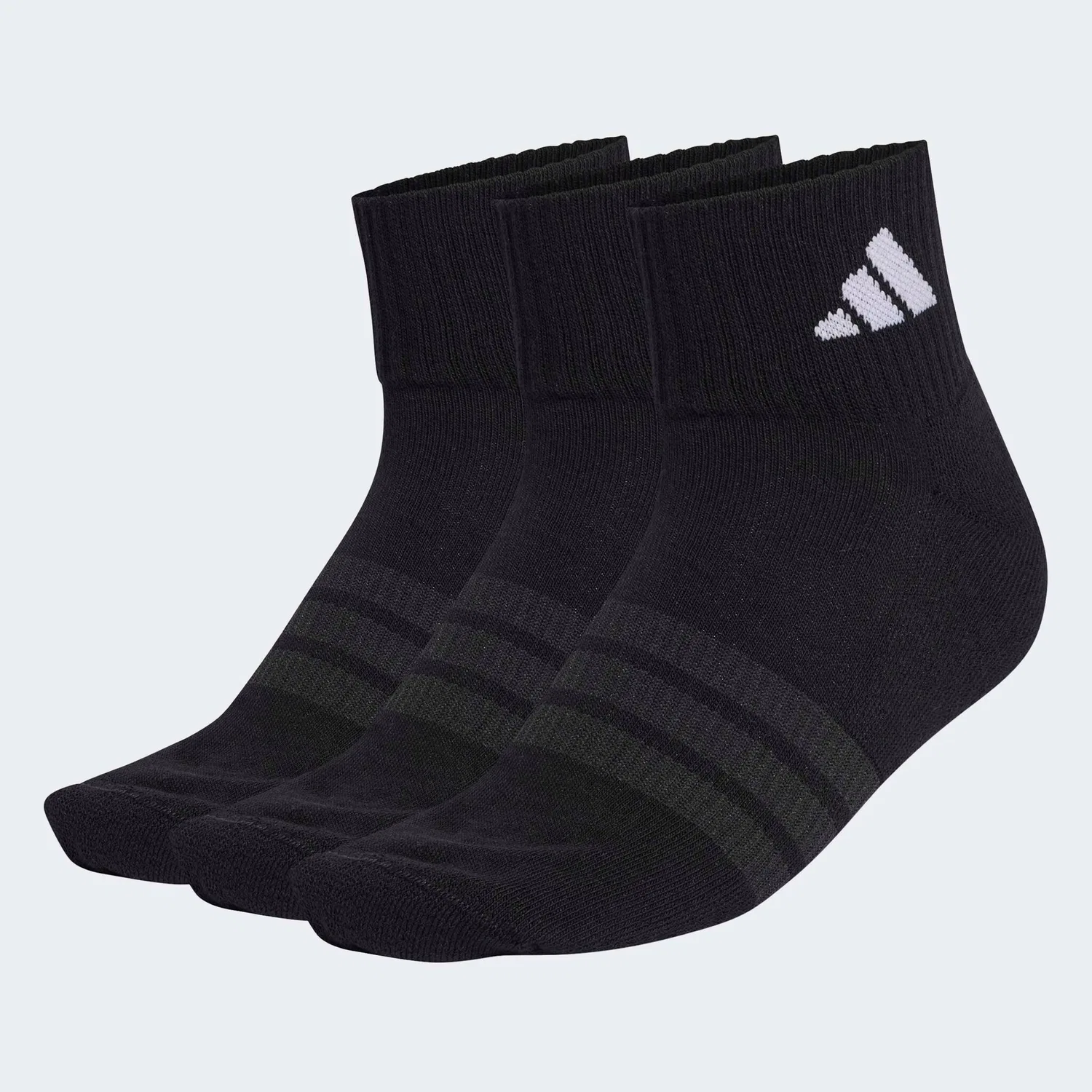Женские спортивные носки с усиленной подошвой Adidas Performance, Black/Black/White