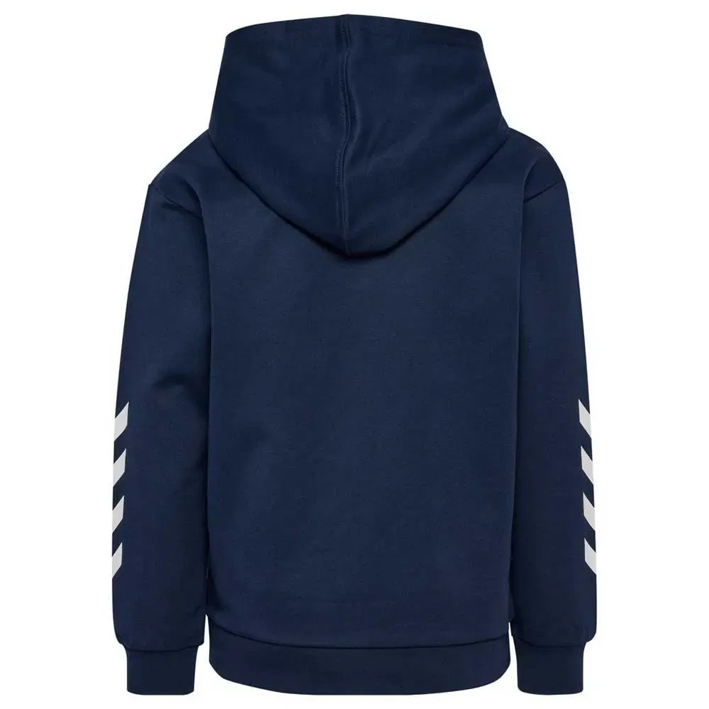 Детское худи для девочек с логотипом Hummel, Blue — фото 2
