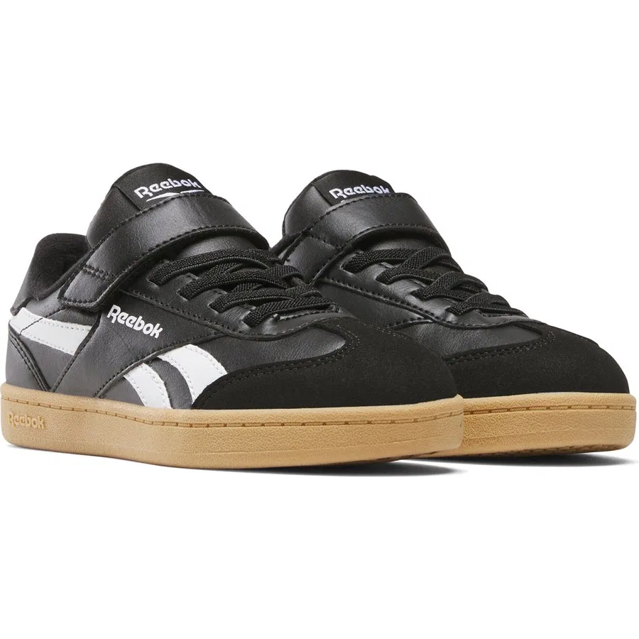 Кроссовки повседневные с эластичной шнуровкой Smash Edge Elastic Reebok, Черный — фото 2