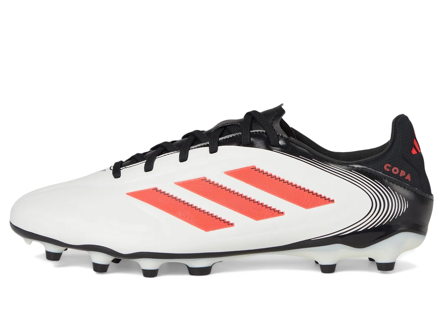 Мужская футболка с коротким рукавом с принтом Adidas, White Red Glossy Black — фото 4