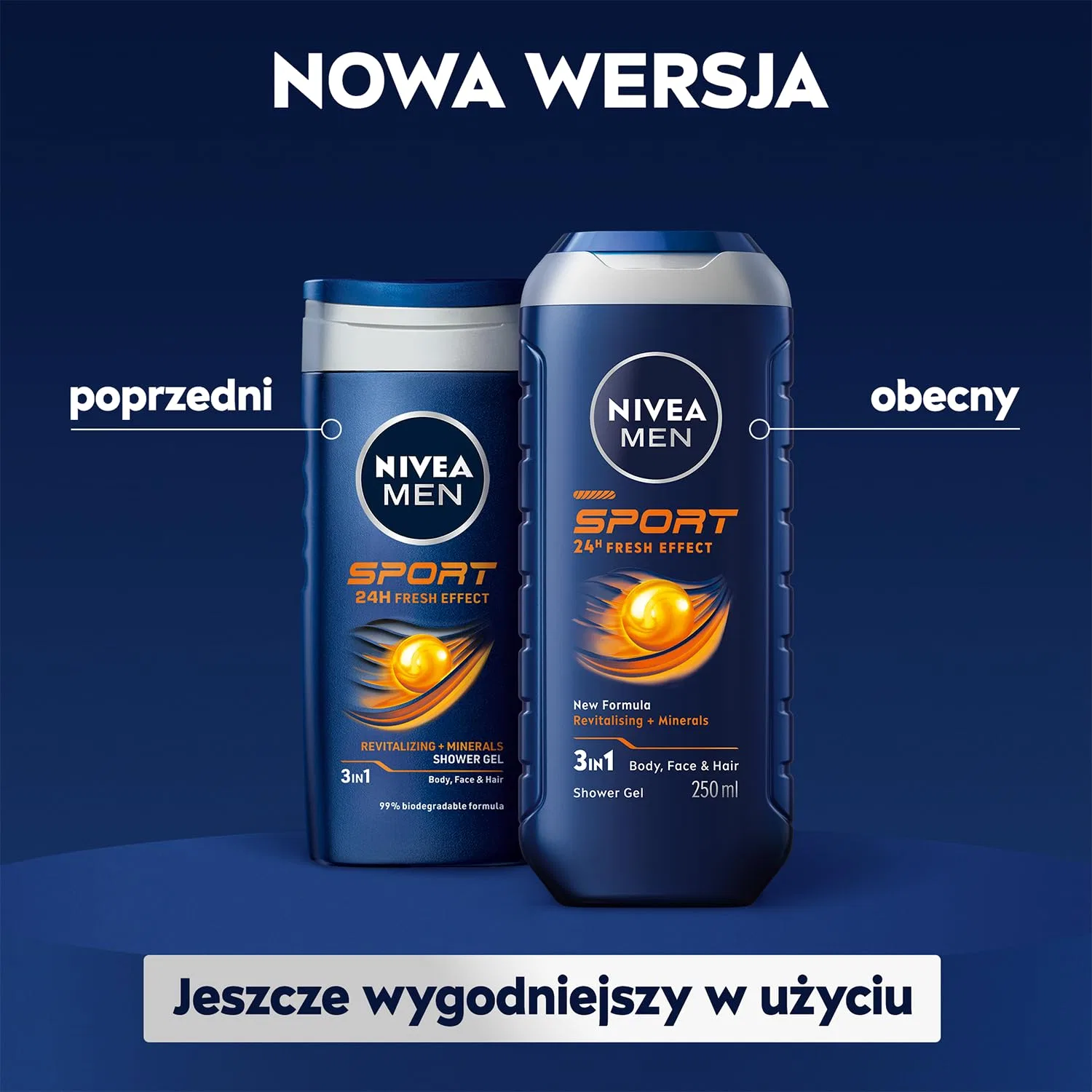 Гель для душа NIVEA Sport, 250 мл, Navy Pers — фото 2