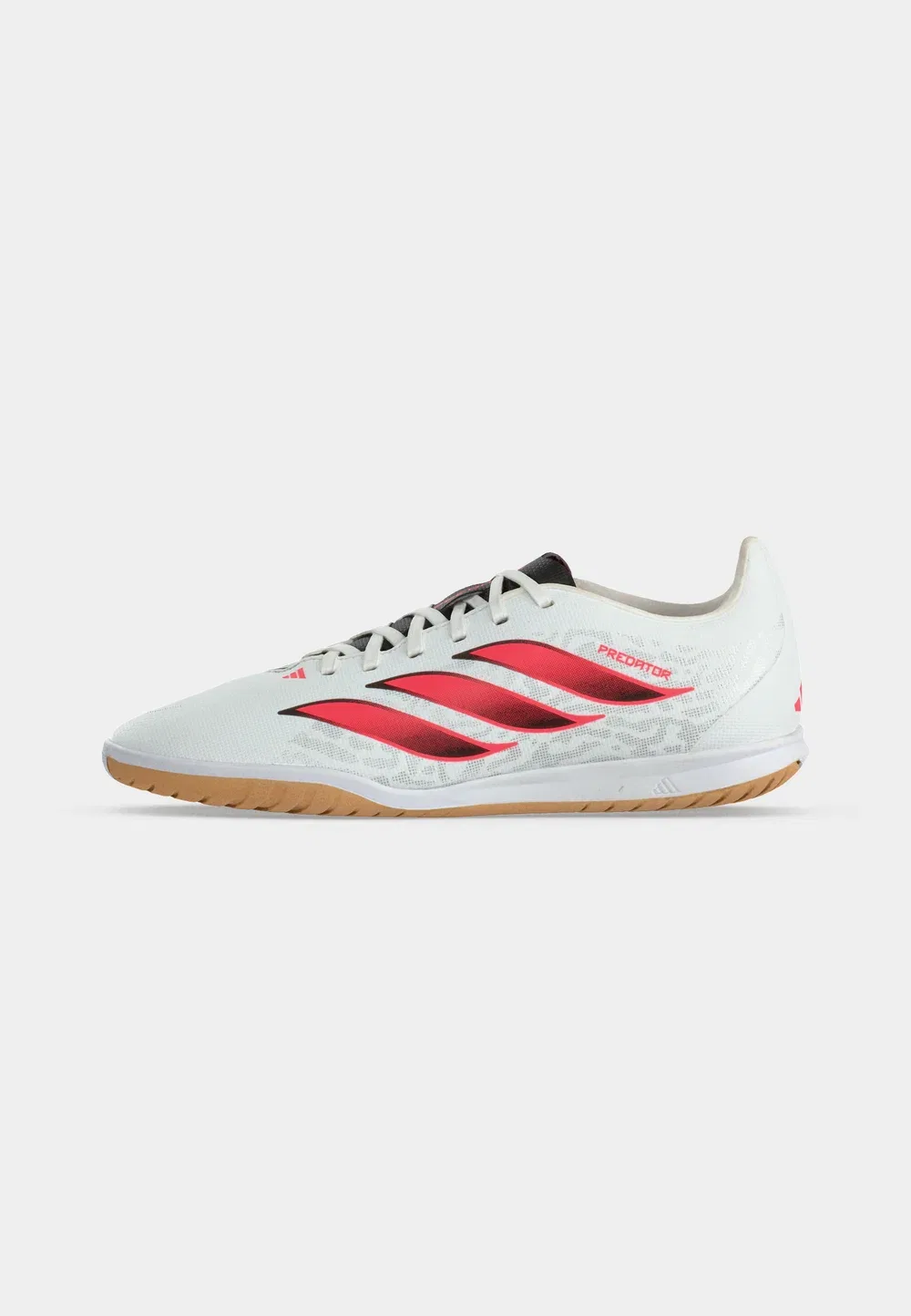 Детские футбольные бутсы Predator Club Sala Indoor (унисекс) - обувь для игры в помещении Adidas Performance, Footwear White/Solar Turbo/Core Black — фото 2