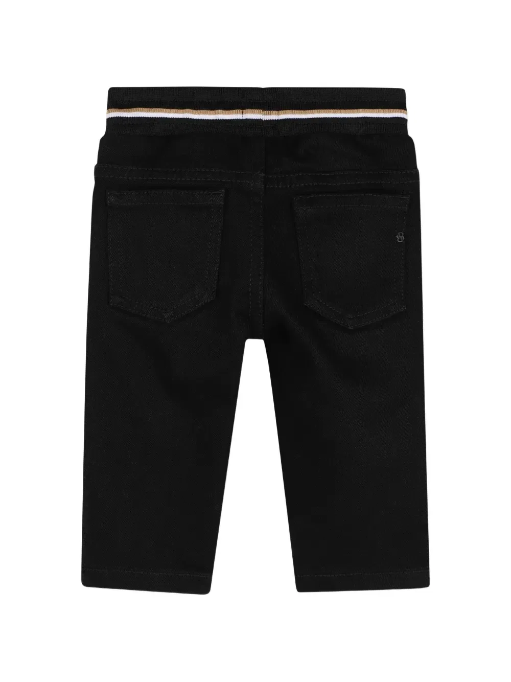 Джинсы с кулиской Boss Kidswear, черный — фото 2