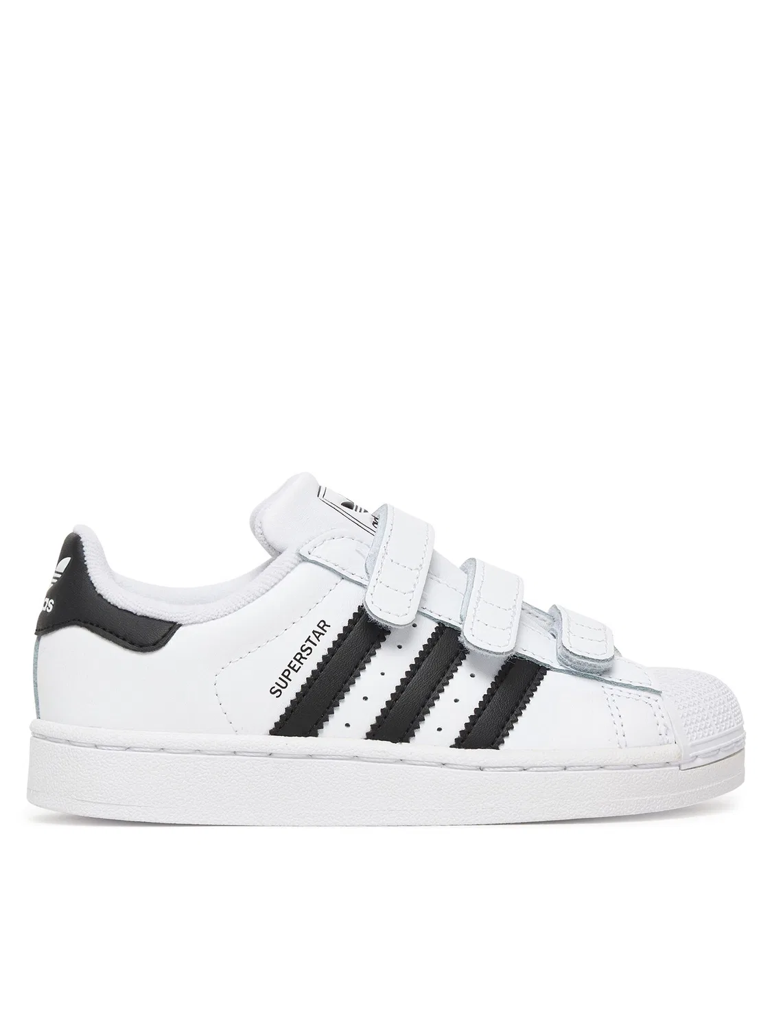 Кроссовки для мальчика Superstar Comfort Closure Adidas, белый