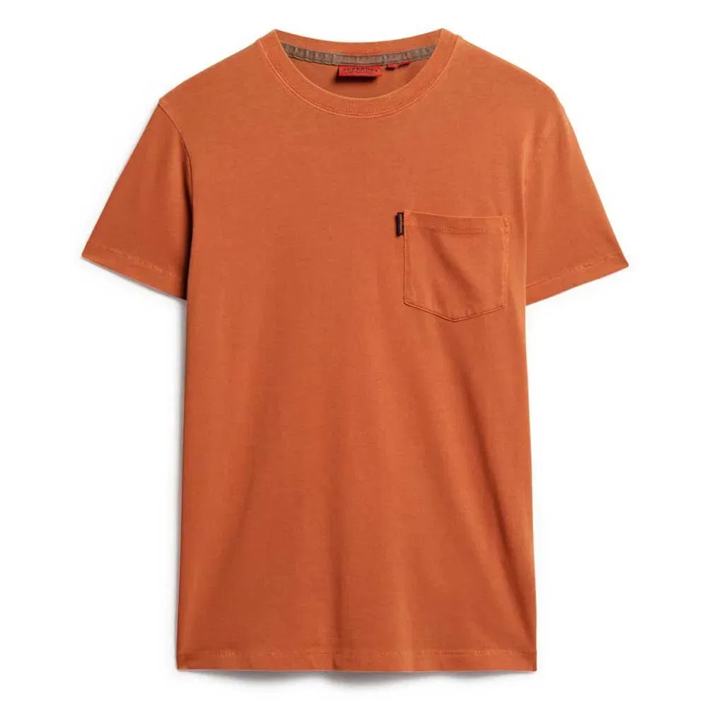 Футболка с карманом Essential Washed Superdry, оранжевый