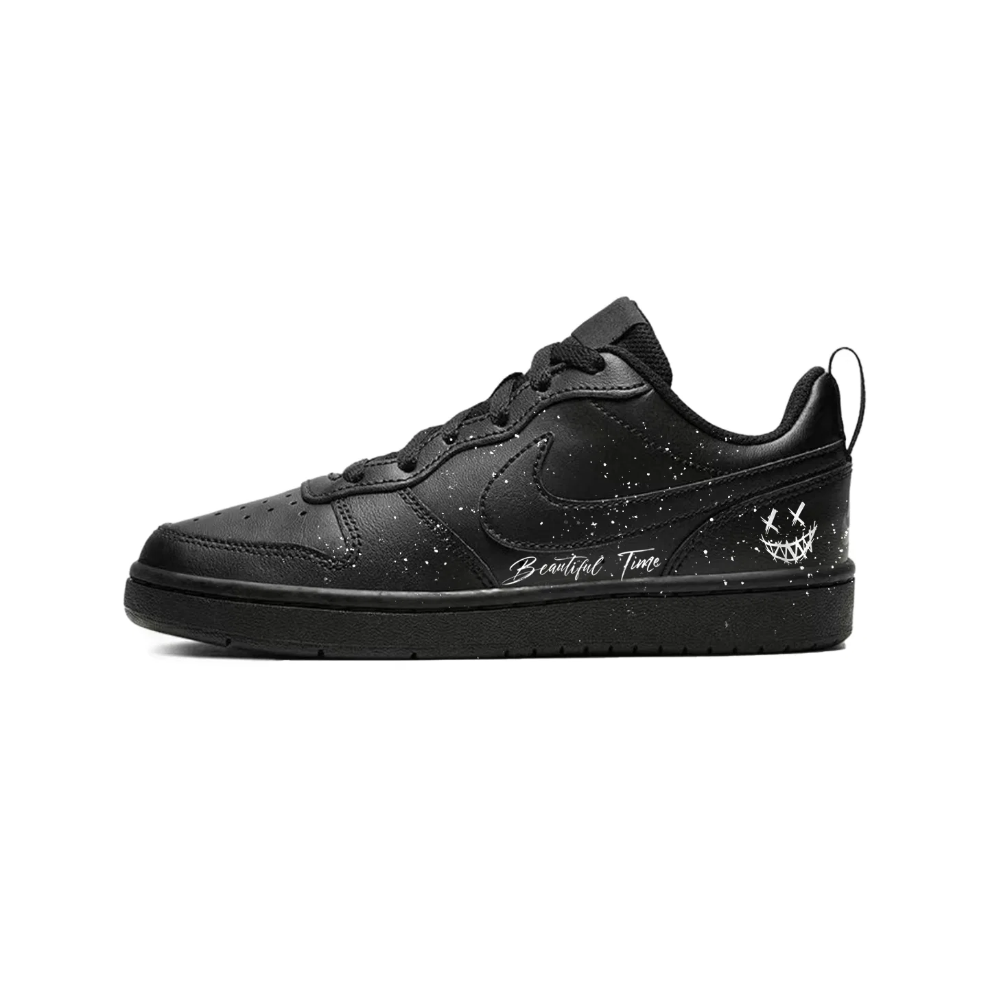 Детские кроссовки с принтом NikeCourt Borough 2 Nike, Black