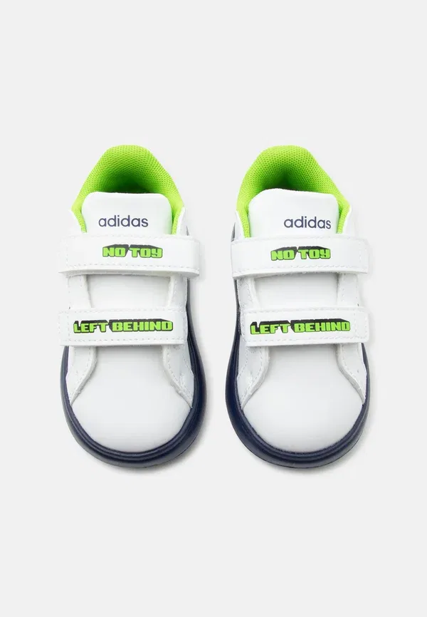 Детские кроссовки Adidas Performance, белый/синий/бежевый — фото 4