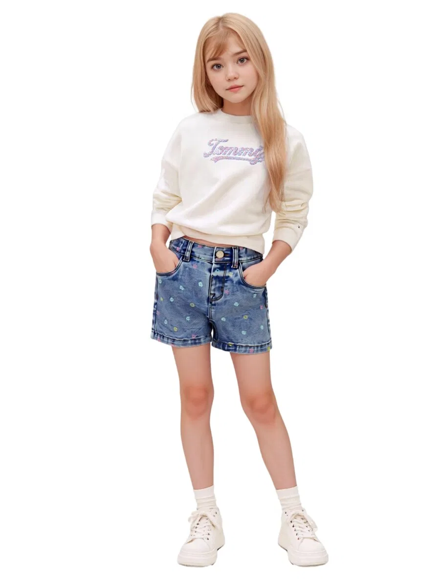 Джинсы NAME IT Slim fit 'NMFSalli' в синем джинсовом и светло-синем цвете — фото 3