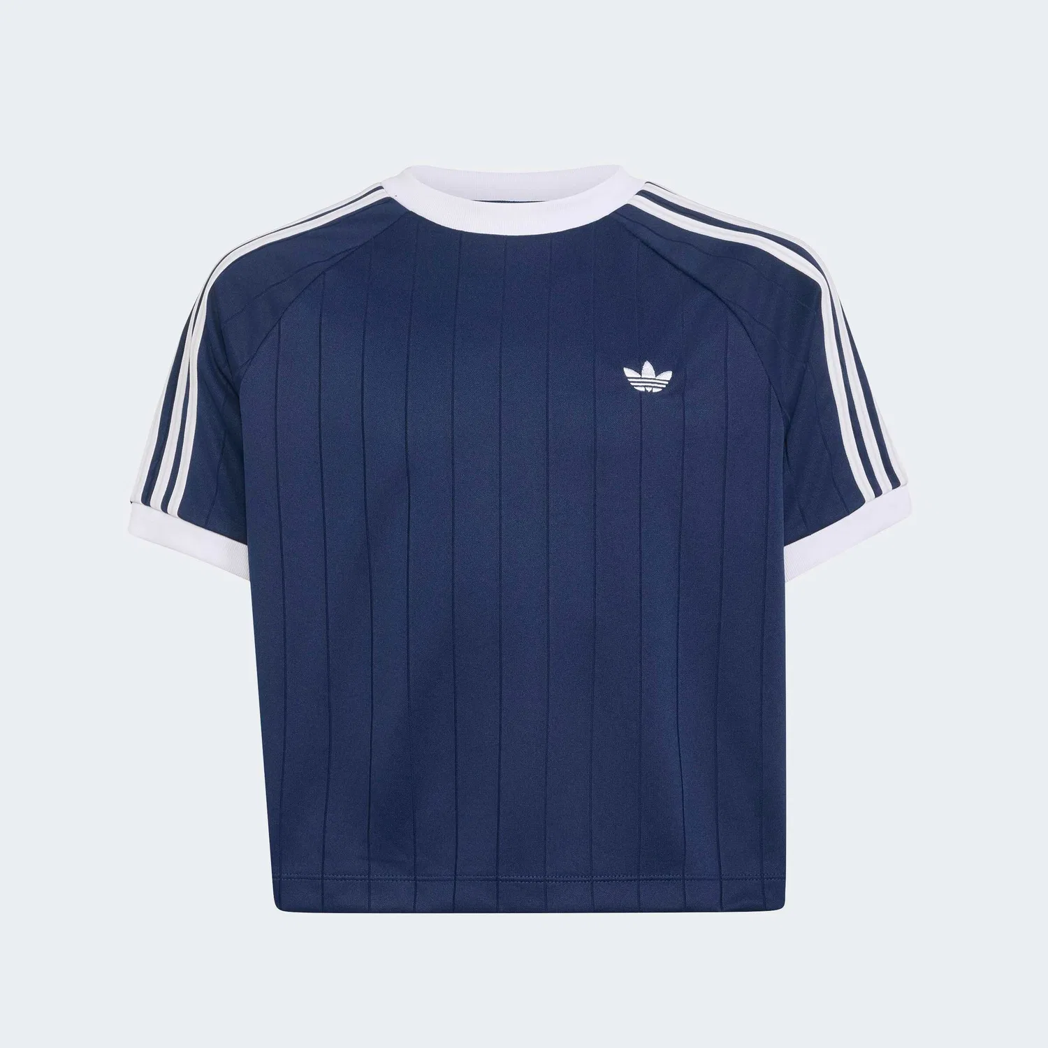 Футболка Adidas Originals темно-синего цвета — фото 2