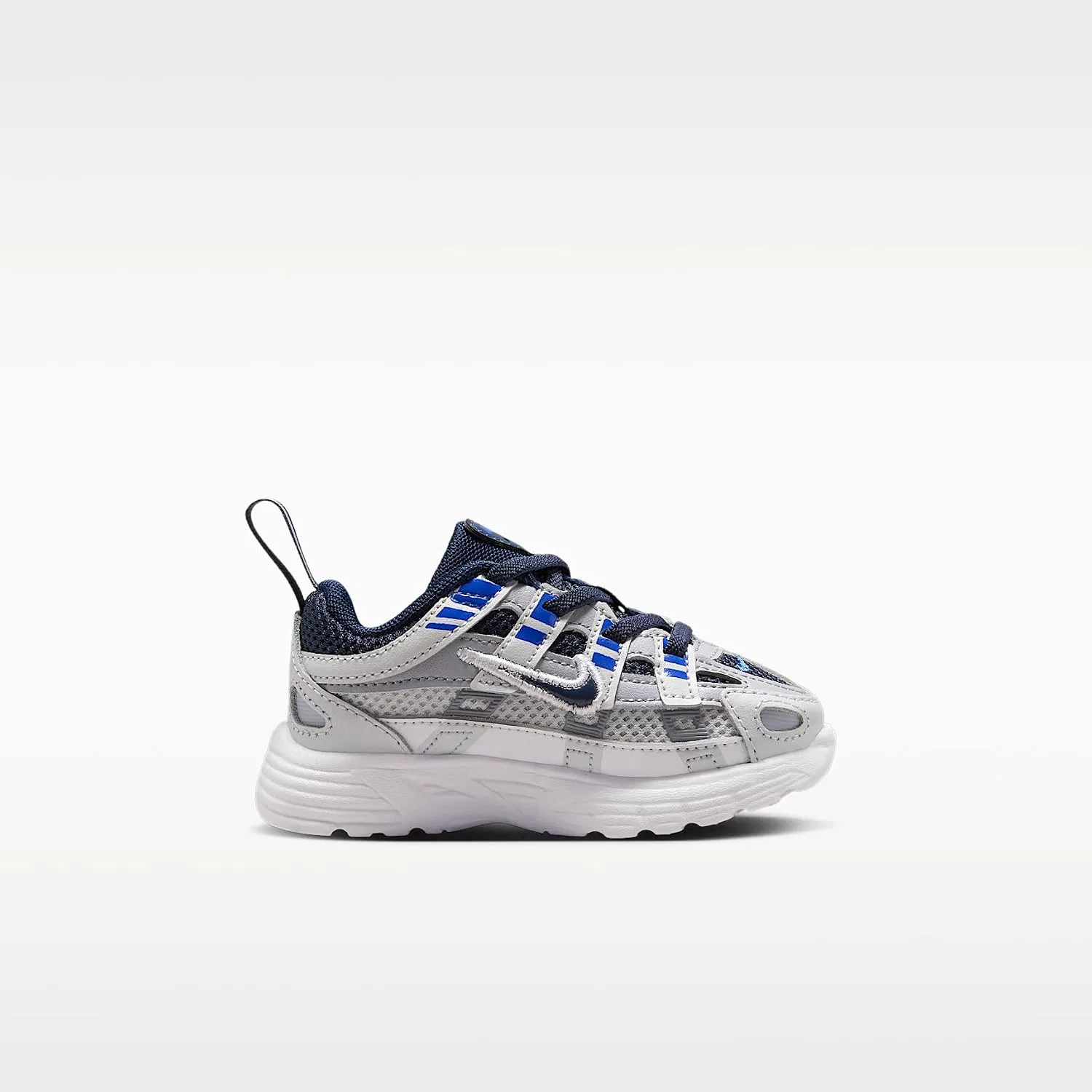Детские кроссовки для мальчиков Nike P-6000, Wolf Gray/Summit White/Racer Blue/Blue Eclipse — фото 3