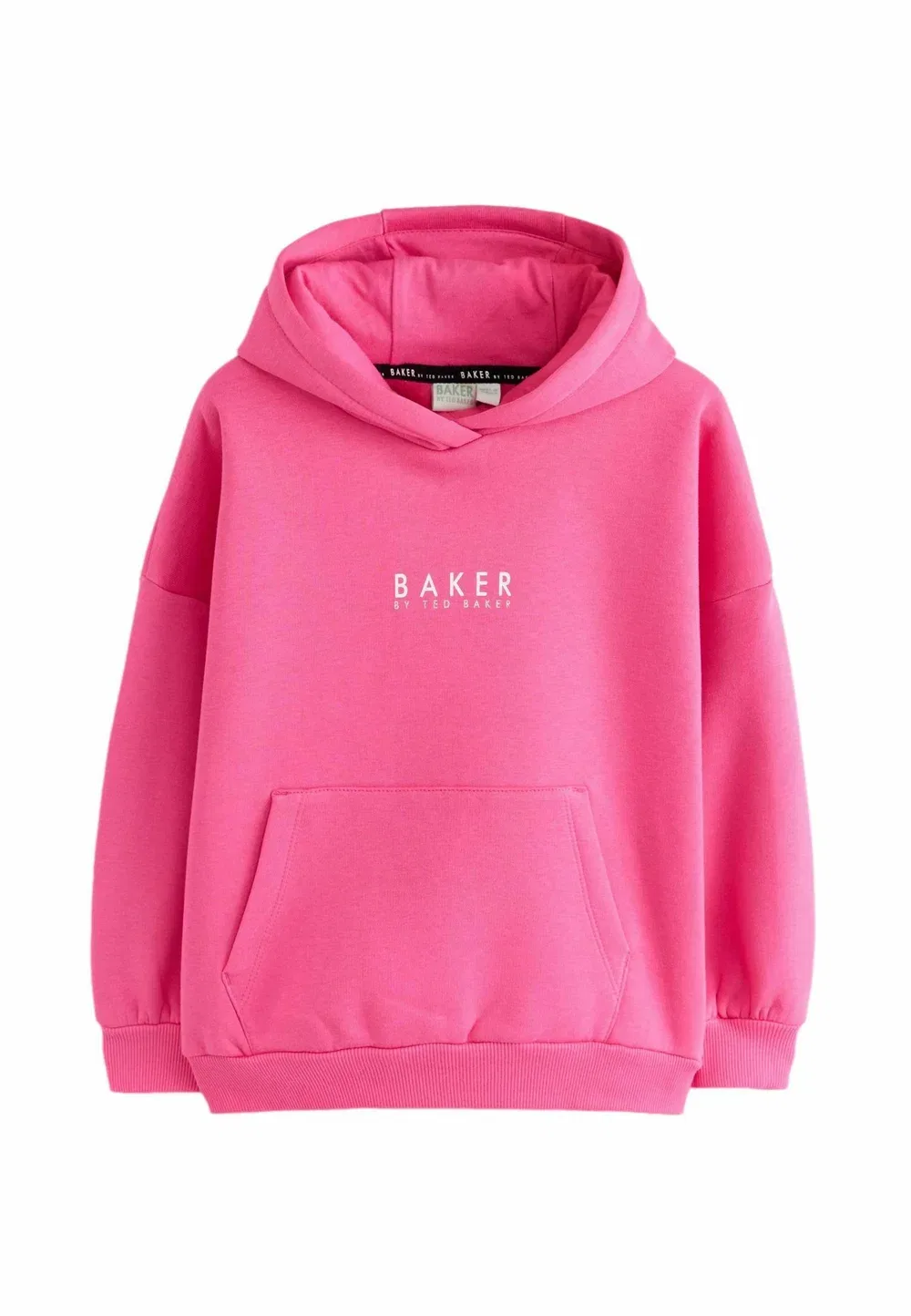 Толстовка с графическим принтом оверсайз - худи Baker By Ted Baker, Fuchsia Pink