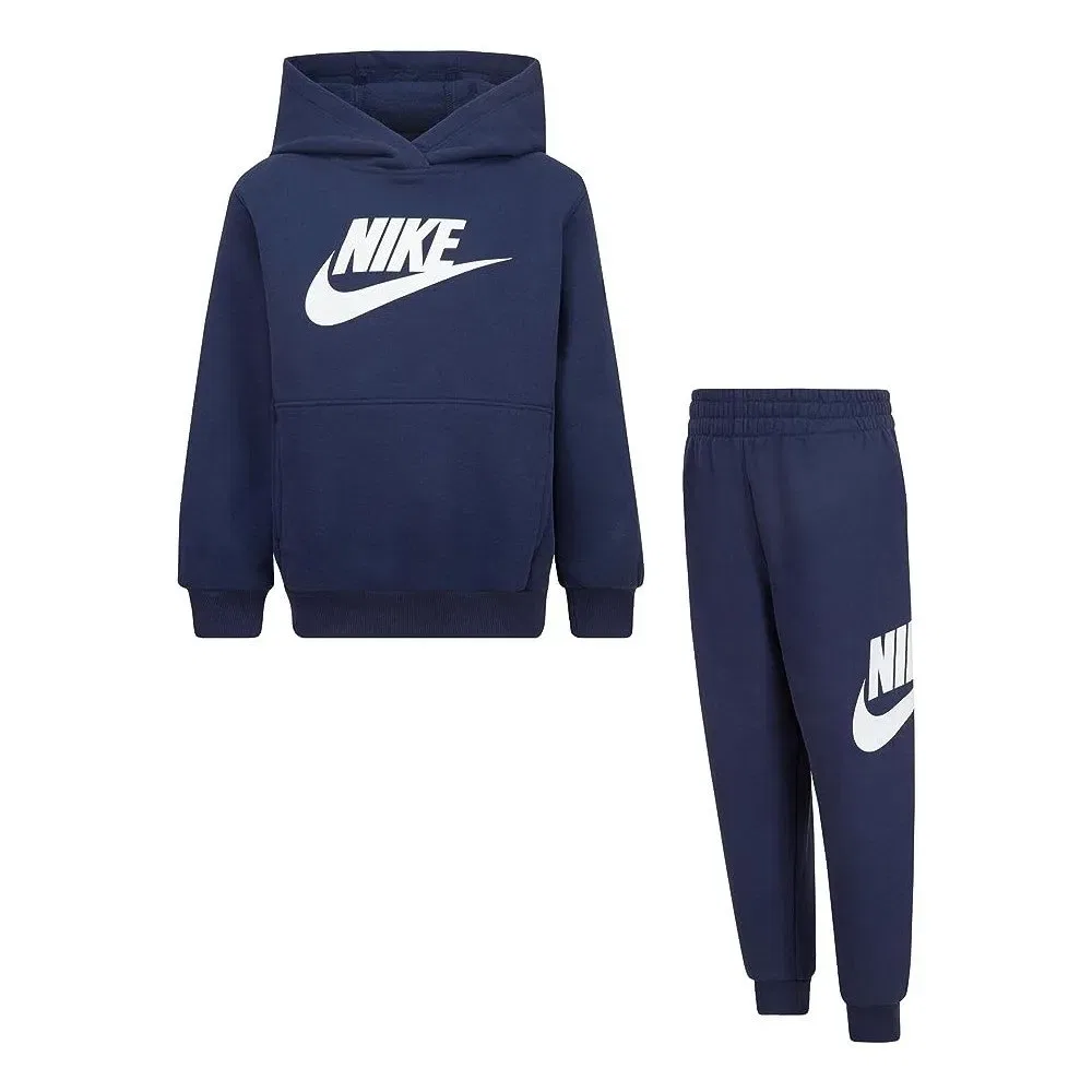Комплект из флисовой кофты с длинным рукавом и брюк Nike, синий