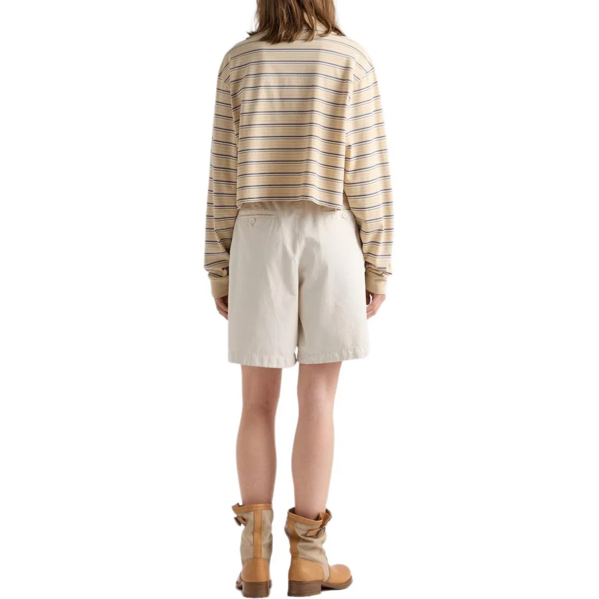Женские шорты PRADA, Beige — фото 4