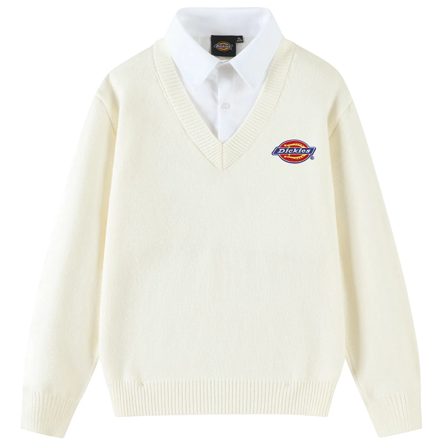 Детский джемпер с отложным воротником прямого кроя Dickies, Apricot