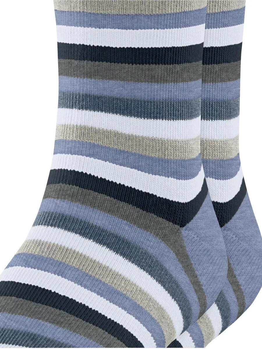 Носки ESPRIT 'Playful Stripe 2-Pack' в цвете "синий деним" — фото 4