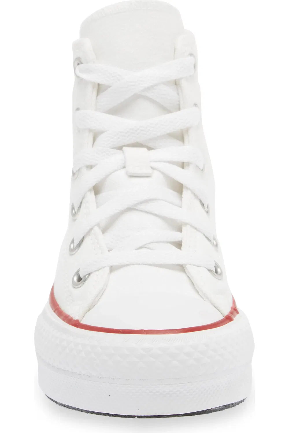Детские кеды высокие на платформе Chuck Taylor All Star Eva Lift Converse, White/Garnet/Navy — фото 4