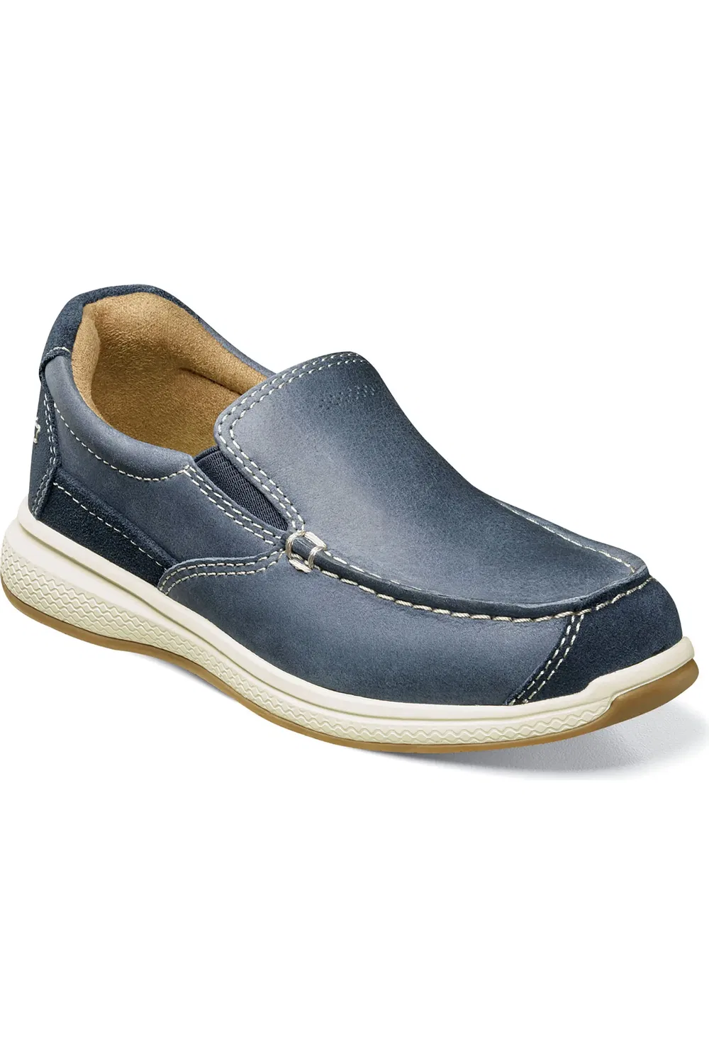 Детские туфли мокасины slip-on на мягкой подошве Great Lakes Florsheim, индиго
