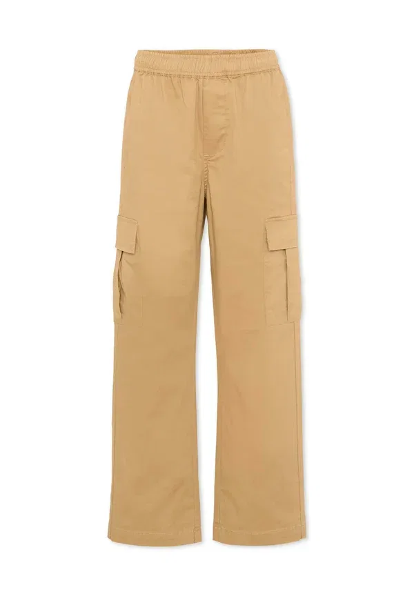 Брюки карго plain cargo trousers Tru Trussardi Junior, beige, бежевый
