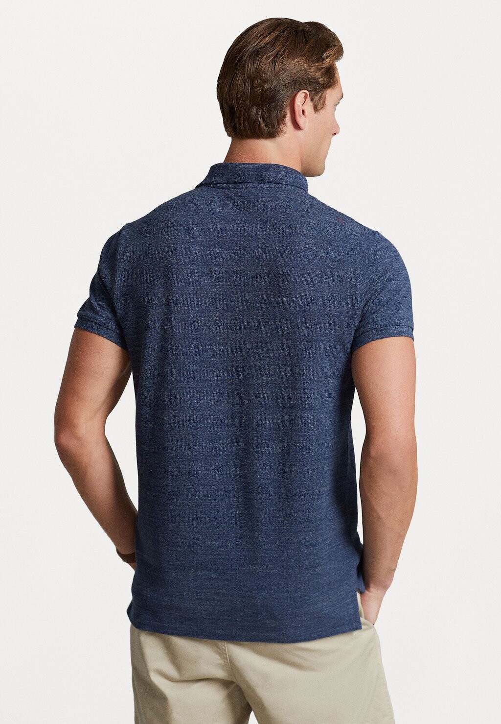 Рубашка-поло SLIM FIT Polo Ralph Lauren, классический королевский вереск — фото 3